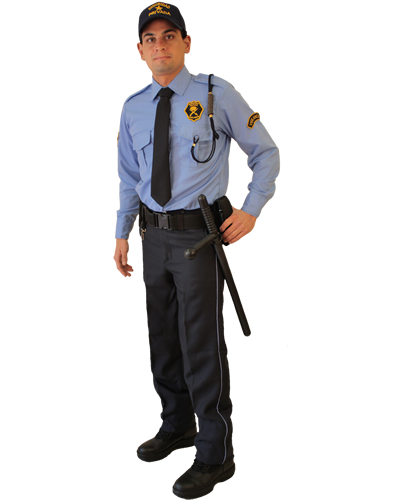 Ropa o uniformes de vigilantes de seguridad